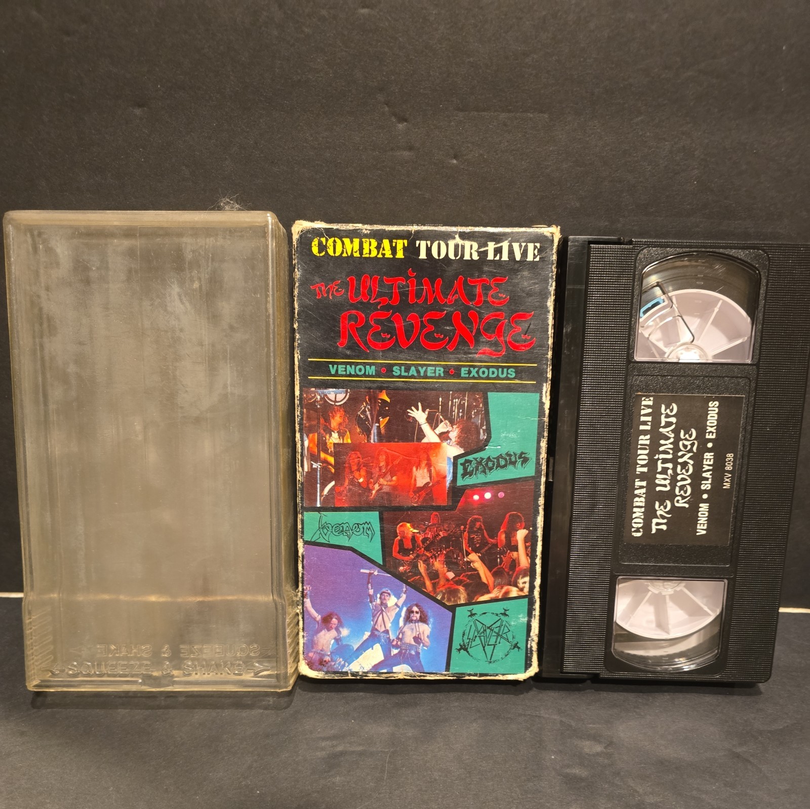 Combat Tour LIVE The Ultimate Revenge VHS Venom Slayer Exodus RARE #27