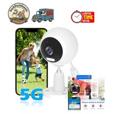 24/7 Cloud Recording 3MP Security Camera with Motion Alerts Easy Setup