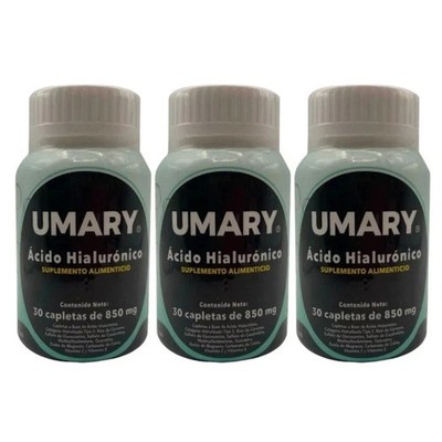 Advanced 3 Pack Hyaluronic Acid 30 Capsules 850mg