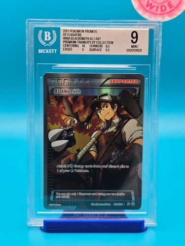 BGS 9 - 2017 Pokemon TCG XY Flashfire Promos #88a Blacksmith ALT ART