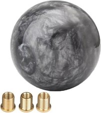 Round Ball Shift Knob Marble Style Universal Gear Shift Knob with Color: Gray