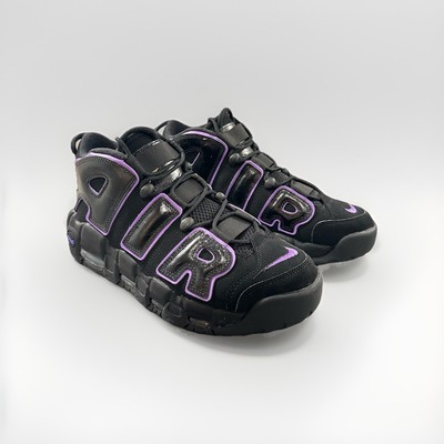 Nike Air More Uptempo '96 Black Purple Grape Sneakers DV1879-001 Men's Size 9