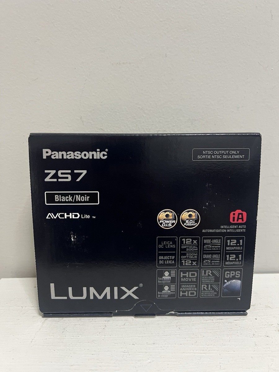 Panasonic DMC-ZS7 12.1 MP Digital Camera Black Brand New | eBay