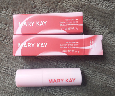 Lot of 2 Mary Kay Tinted Lip Balms in Coral Blaze