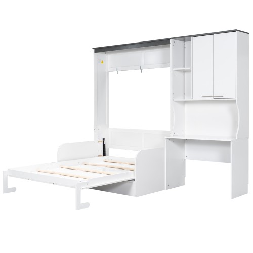 Vertical Wall Bed Folding Guest bed, Pull Down Murphy bed, Cabinet Bed All Sizes