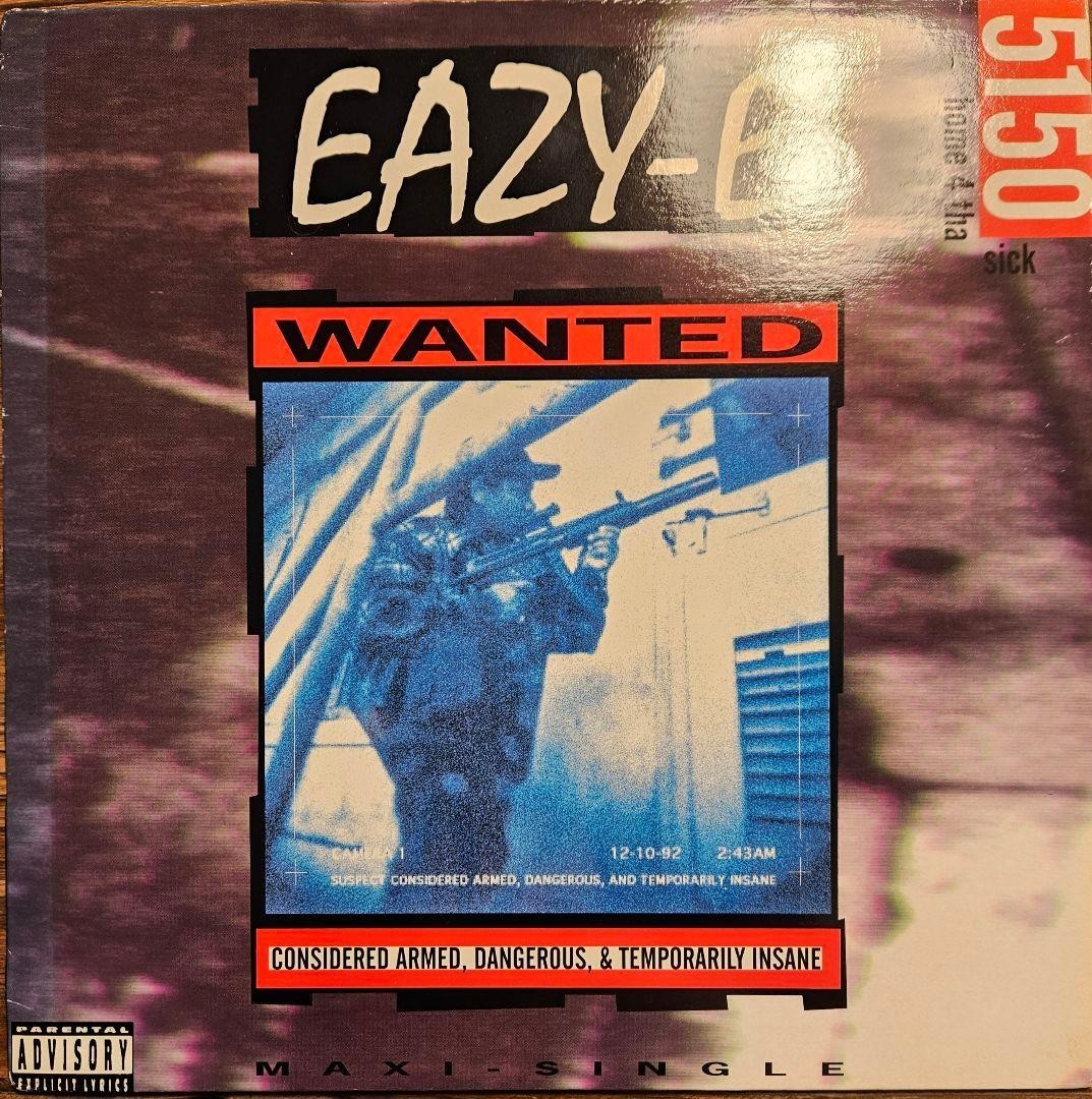 Eazy-E / 5150 Home 4 Tha Sick 1992 US SIngle Vinyl Ruthless