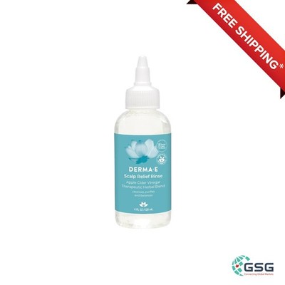 DERMA-E Scalp Exfoliating Rinse, Clarifying Rescue for Scalp Relief, Color-Sa...