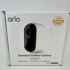 ARLO Essential Outdoor Camera 2nd Gen VMC2050 Open Box
