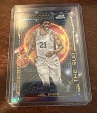 2023-24 Topps Cosmic Chrome Joel Embiid Planetary Pursuit The Sun #PPS-6 76ers