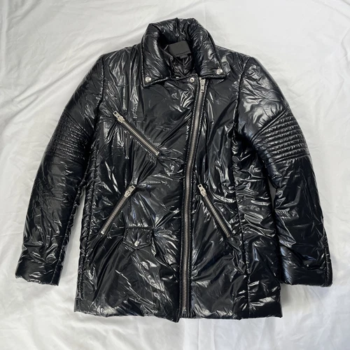 Alexander Wang Giacca Donna XS Nero Lucido Puffer