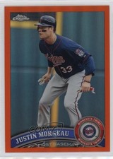 2011 Topps Chrome Retail Orange Refractor Justin Morneau #154 n1u