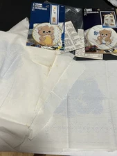 Vogart Crafts Baby Quilt & Growth Chart Embroidery Ballpoint Painting READ DESC