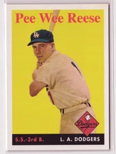 2011 Topps - 60 Years of Topps Pee Wee Reese #60YOT-07 1958 Topps