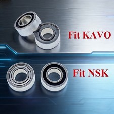 10Pcs Dental Ball Bearing Ceramic Fit KAVO/NSK Air Turbine High Speed Handpiece
