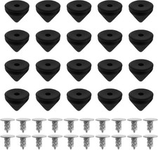 20 Sets of 6mm Black Replacement Studs for Christian Louboutin Shoes