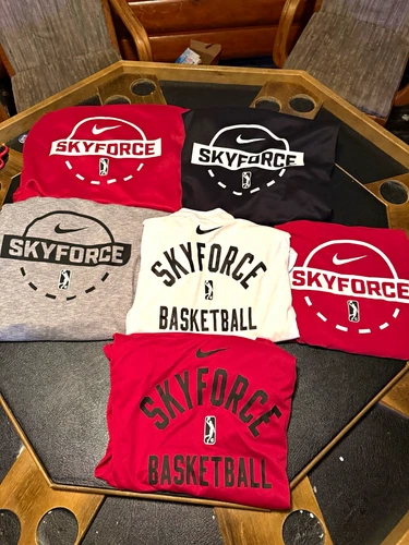 Nike Dri-Fit NBA Sioux Falls Skyforce Team Issued Shirts Bundle Size L Lot of 6 - product listing photo