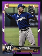 2018 Bowman #BD-61 Korry Howell 1st Bowman Purrple /250