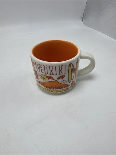 Starbucks "Waikiki" Mini Demi Cup Mug "Been There Series" Collectible 2oz 2018