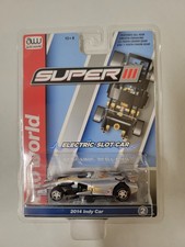 Auto World 2014 Indy Car Silver with 1 HO Scale Slot Car SC413