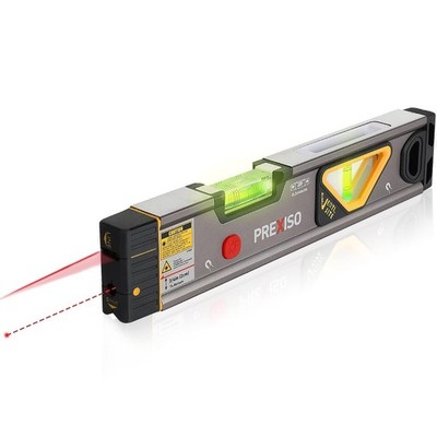 PREXISO 2-in-1 Laser Level 12 in Spirit Level with Light, 100Ft Alignment Poi...