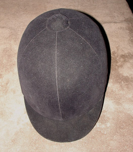 International Riding Helmet SEI Certified Model 1071-12 Size 6 7/8 Black Felt