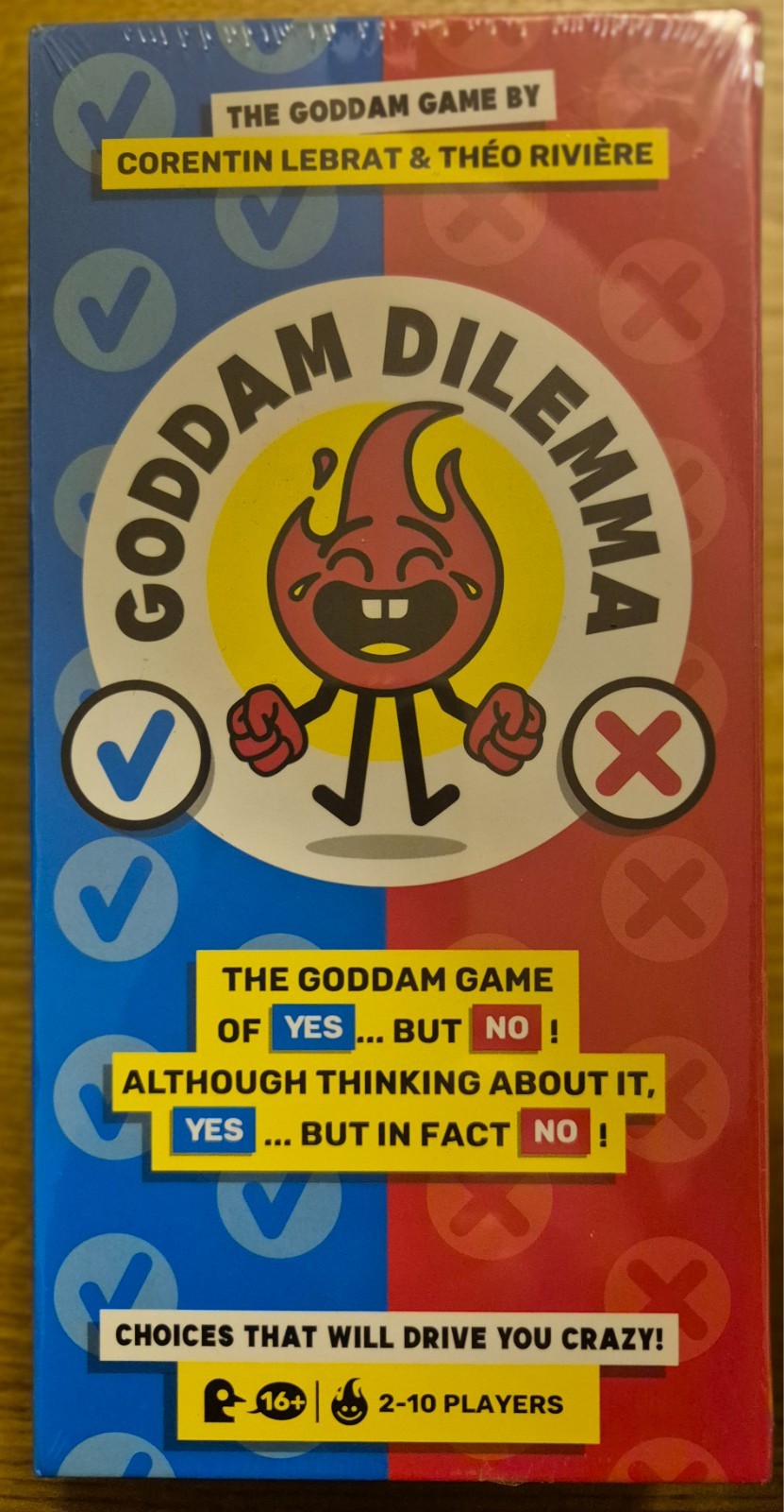 Goddam Dilemma - Hachette Boardgame -Corentin Lebrat & Theo Riviere NEW & SEALED