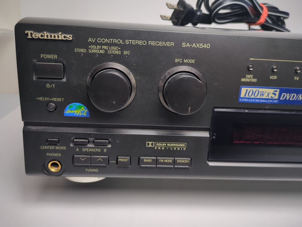 Technics SA-AX540 AV Control Stereo Receiver Dolby Pro Logic | eBay