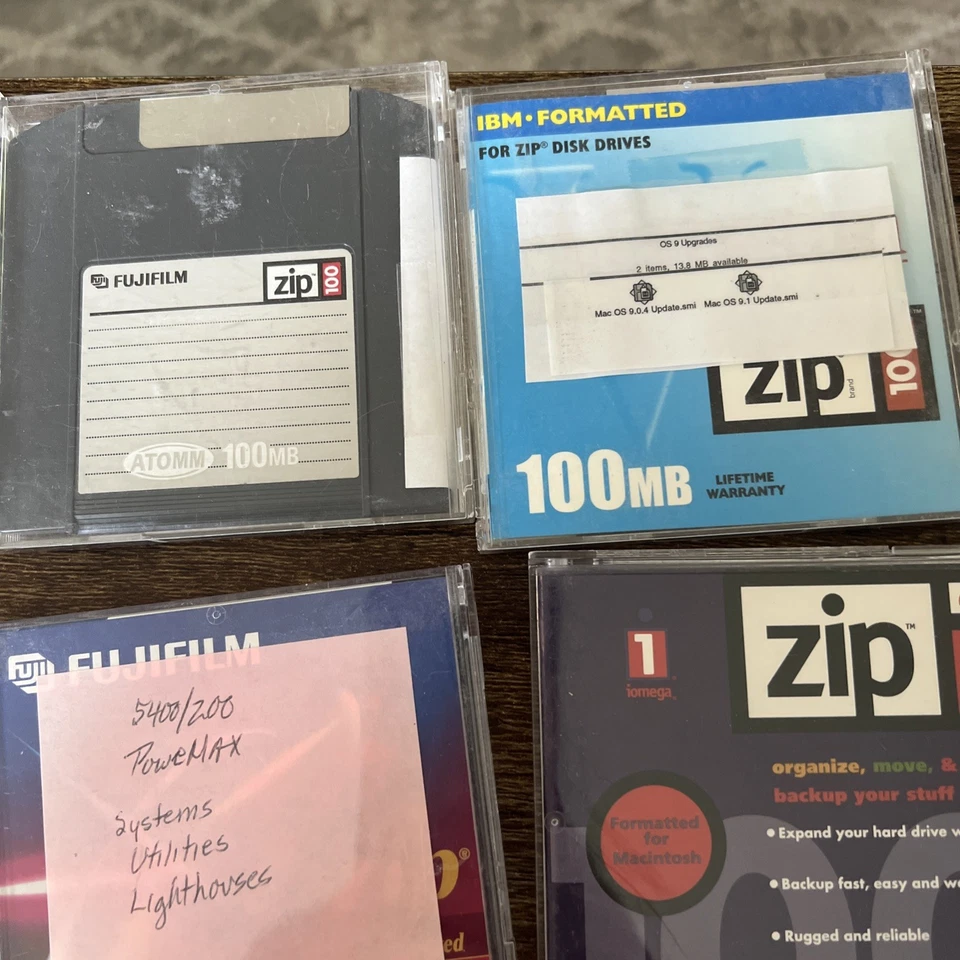 *LOTE DE 16 discos zip de 100 MB *LOTE DE 16 Foto 3 de 4