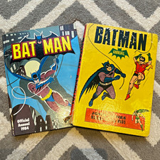 DC Comics Batman Annual x2 1968 & 1984 (1968 cover damage)