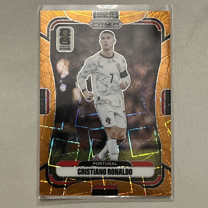 2026 Panini Prizm World Cup Orange LAZER PRIZM/260 #367 SP Cristiano Ronaldo CR7