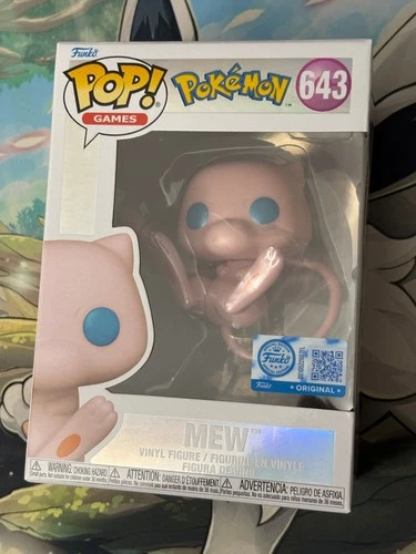 Funko Pop! Pokemon Mew 643 Pearlescent – Pokemon Center Exclusive MINT & IN HAND