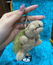 Jellycat Timmy Turtle Plush Bag Charm Keychain Cute Gift Collectible NWT 2026