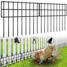 42.5ft L x 13in H Garden Fence Animal Barrier, 30 Panels No Dig Fence for...