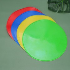 Plato de equipo de práctica de fútbol de entrenamiento marcadores de puntos circulares de 4 piezas