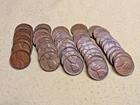 LOT OF 50 LINCOLN WHEAT CENT PENNIES 1940 TO 1945 IN COIN TUBE (Batch 13)