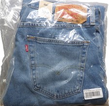 NWT Levi's 501 Jeans Men W36x30 Blue Original Straight Leg Comfort Stretch Denim