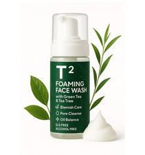 T² Tea Tree & Green Tea Foaming Face Wash Pore Cleanser Spot Control Natural