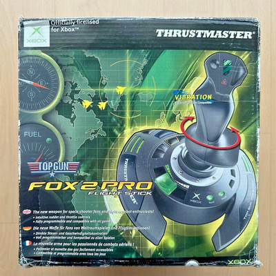 Microsoft XBOX THRUSTMASTER TOP GUN FOX 2 PRO FLIGHT STICK Neu Versiegelt