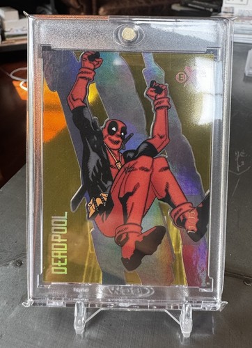 Deadpool [Essential Credentials Future] #EX80 Marvel 2023 Fleer Ultra Wolverine eX Century card