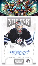 2013-14 Panini Contenders #I-MHT Michael Hutchinson NHL Ink