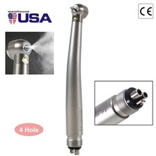 Dental Fiber Optic LED E-generator High Speed Turbine Handpiece 4 Hole