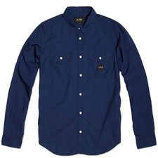 CARHARTT WIP X A.P.C. SAILOR SHIRT INDIGO RINSED XL