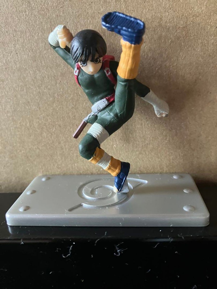 Rock Lee Action Figure Naruto Kick Pose Approx 6cm Bandai 2003 | eBay