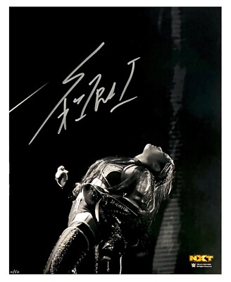 WWE IO SHIRAI HAND SIGNED AUTOGRAPHED 11X14 LIMITED EDITION NXT PHOTO 10/50