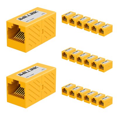 Rj45 Coupler Ethernet Connector Female To Female Rj45 Connector For Cat7 Cat6 Ca