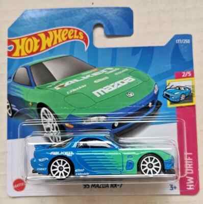 Hot Wheels HW DRIFT SHORT CARD 2022 '95 MAZDA RX-7 rx 7 FALKEN | eBay