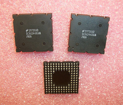 QTY (3) SCX6244XAM/NU6 NSC 124 PIN PGA PACKAGE microCMOS GATE ARRAY NOS