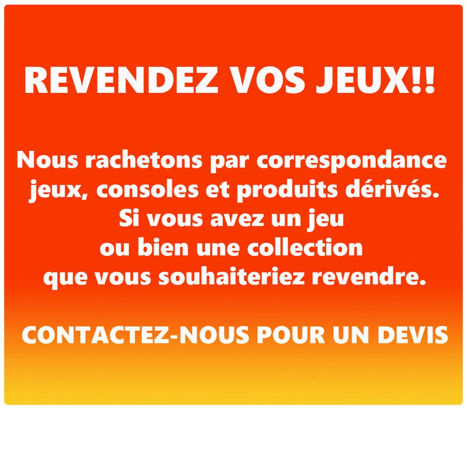 REVENDEZ VOS JEUX SWITCH PS4 RETROGAMING ~Devis en ligne gratuit CONTACTEZ NOUS! - Photo 1/1