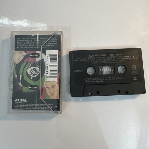 Ace of Base - The Sign (1993) Music Tape / Cassette . Pop / Dance / Techno - Foto 2 di 4