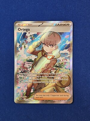 Ortega 219/197 Obsidian Flames Ultra Rare Full Art Supporter